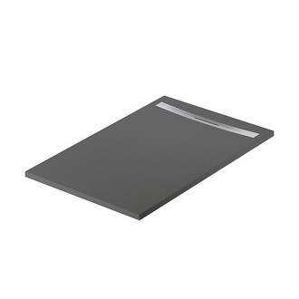 Sprchová vanička Cersanit Kontra 140x90 obdélníková, graphite ,kryt ocel, S207-008
