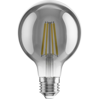 Mexen Vintis 10x żarówka filament LED E27, G80, 8W, Ciepła - 2700K, 680 lm, smoke - L155-E27-0827-70x10