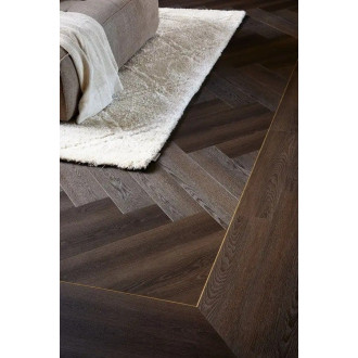 Lišta dělící "T  " Eviso žlutá mat, mosaz délka 270 cm, výška hrany 2 mm, FLMF0001