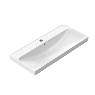 Nábytkové umyvadlo SAT Brevis 101x47,5 cm otvor pro baterii uprostřed SATBRE10046