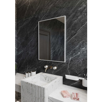NOTION SLIM zrcadlo v rámu 60x80cm, bílá mat