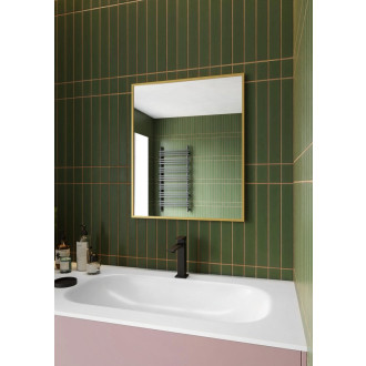 NOTION SLIM zrcadlo v rámu 60x80cm, zlato mat