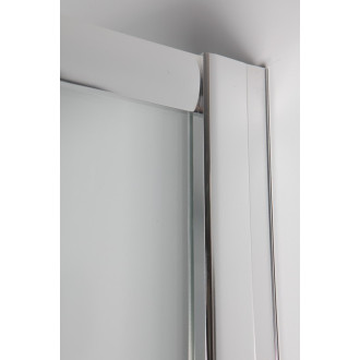 IBIZA II 120x80 cm (chrom, čiré) + vanička - levá OLBIBI212L