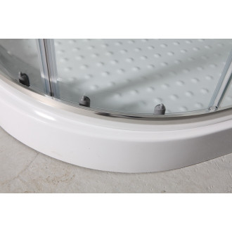 IBIZA II 120x80 cm (chrom, čiré) + vanička - levá OLBIBI212L