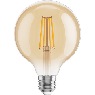 Mexen Vintis 6x LED žárovka s vláknem E27, G95, 8W, teplá - 2200K, 750 lm, jantarová - L157-E27-0822-50x06