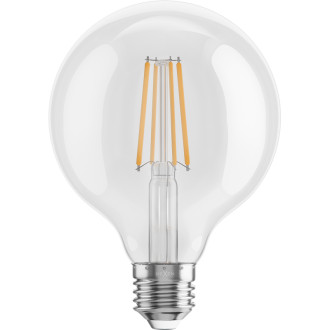 Mexen Vintis 6x LED žárovka s vláknem E27, G95, 8W, teplá - 2700K, 1055 lm, čirá - L157-E27-0827-00x06