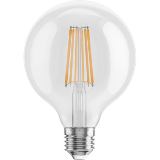 Mexen Vintis 6x LED žárovka s vláknem E27, G95, 10W, teplá - 2700K, 1320 lm, čirá - L157-E27-1027-00x06