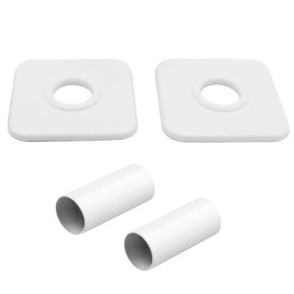 PRIME-SADA, universální rohový ventil s mosaznou rozetou