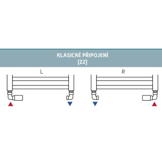 INTEGRATO-SADA, universální rohový ventil s mosaznou rozetou
