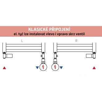 INTEGRATO-SADA, universální rohový ventil s mosaznou rozetou