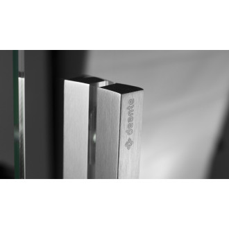 Deante PRIZMA sprchová kabina 90x90 cm KTJ_F39R + KTJ_F39R, kartáčovaná ocel KPNFP09P09
