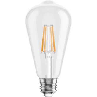 Mexen Vintis 3x żarówka filament LED E27, ST64, 6W, Ciepła - 2700K, 720 lm, clear - L152-E27-0627-00x03
