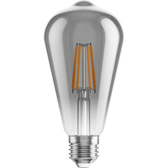 Mexen Vintis 10x żarówka filament LED E27, ST64, 4W, Ciepła - 2700K,  300 lm, smoke - L152-E27-0427-70x10