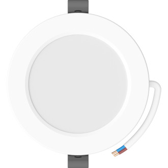 Mexen LDRR panel sufitowy downlight LED wpuszczany fi 12 cm, 6W, Zimna - 6500K, 600 lm, biały - L210-012-0665-20