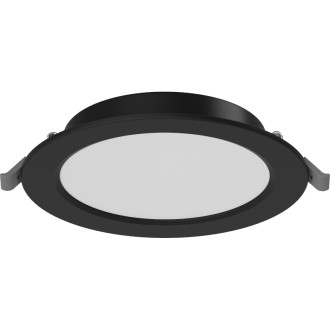 Zapuštěné LED stropní svítidlo Mexen LDRR, průměr 14 cm, 9 W, neutrální bílá - 4000K, 720 lm, černá - L210-014-0940-70