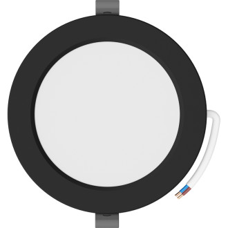 Mexen LDRR panel sufitowy downlight LED wpuszczany fi 14 cm, 9W, Neutralna - 4000K, 720 lm, czarny - L210-014-0940-70