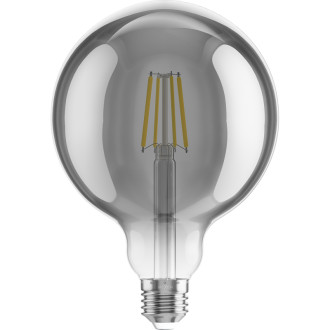 Mexen Vintis 10x LED žárovka s vláknem E27, G125, 6W, teplá - 2700K, 510 lm, kouřová - L158-E27-0627-70x10