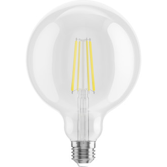 Mexen Vintis 6x LED žárovka s vláknem E27, G125, 8W, neutrální - 4000K, 1055 lm, čirá - L158-E27-0840-00x06