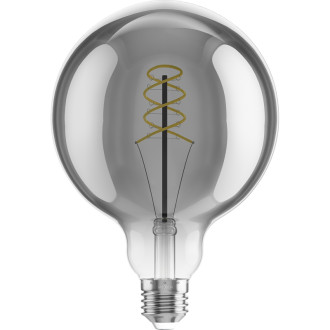 Mexen Vintis 3x LED spirálová žárovka E27, G125, 8W, teplá - 2200K, 450 lm, kouřová - L168-E27-0822-70x03