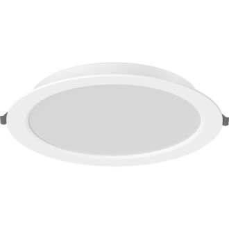 Zapuštěné LED stropní svítidlo Mexen LDRR, průměr 22 cm, 18 W, studená teplota - 6500 K, 1980 lm, bílá - L210-022-1865-20