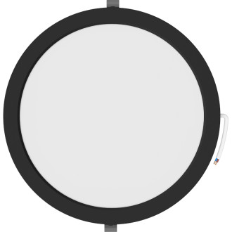 Mexen LDRR panel sufitowy downlight LED wpuszczany fi 30 cm, 24W, Neutralna - 4000K, 1920 lm, czarny - L210-030-2440-70