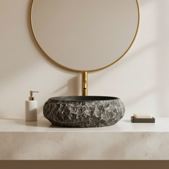 Umyvadlo na desku Mika Gabro Black