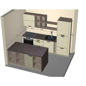 Kuchyně  Judita2 EXPO TEA MUŠLA, Decodom