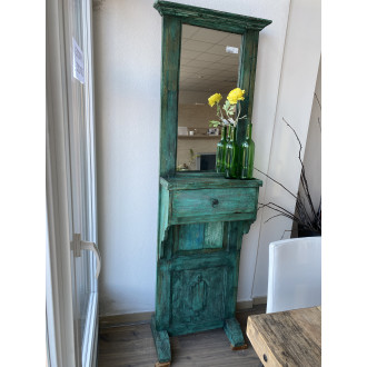 Zrcadlová stěna - zelená