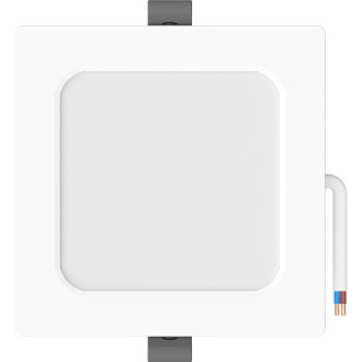 Mexen LDRR panel sufitowy downlight LED wpuszczany 12 x 12 cm, 6W, Zimna - 6500K, 600 lm, biały - L211-012-0665-20