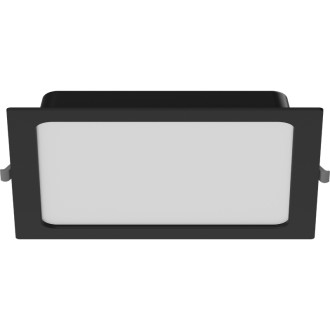 Zapuštěné LED stropní svítidlo Mexen LDRR 22 x 22 cm, 18 W, studená teplota - 6500K, 1440 lm, černá - L211-022-1865-70