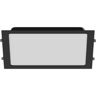 Zapuštěné LED stropní svítidlo Mexen LDRR 30 x 30 cm, 24 W, neutrální - 4000 K, 1920 lm, černé - L211-030-2440-70