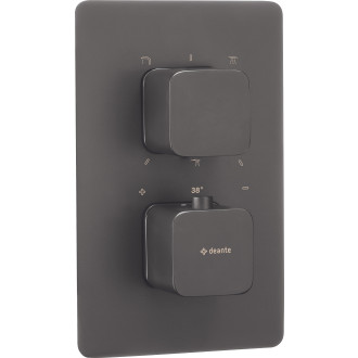 Deante Komponenty termostatického Smart Boxu Squoval, titanium BXY_DECT