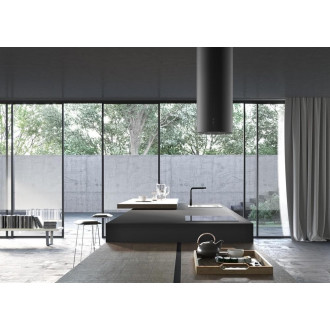 Ostrůvková digestoř Faber CYLINDRA ISOLA PLUS EV8 BK MATT A37