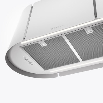 Ostrůvková digestoř Faber BEAT XL WH MATT F80