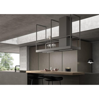 Ostrůvková digestoř Faber T-SHELF TITANIUM MATT A180