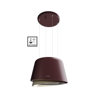 Ostrůvková digestoř Faber BELLE PLUS BURGUNDY/GOLD KL