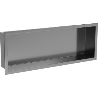 Zapuštěná police Mexen X-Wall-R s přírubou 60 x 20 cm, kartáčovaná pistolově šedá - 19E0602010
