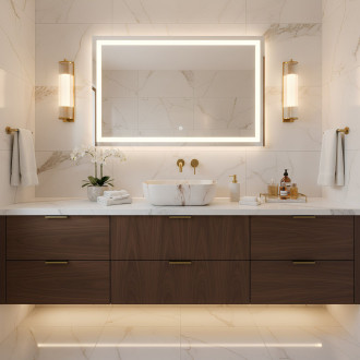 Umyvadlo na desku Rea Belinda Marrone Matt