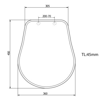 RETRO WC sedátko Soft Close, bílá/bronz