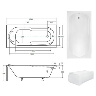 vana OS VINDOBONA 180 (1795x800 mm) OLVVIN18