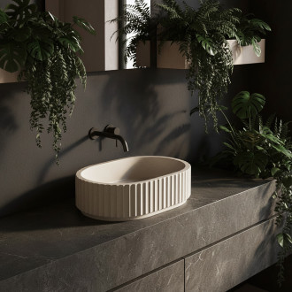 Umyvadlo na desku Margaret Beige