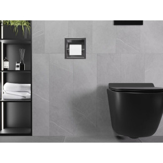 Mexen X-Wall-P uchwyt na papier toaletowy, gun gray szczotkowany - 19E3