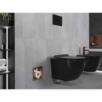 Mexen X-Wall-B magazynek na papier toaletowy, miedź szczotkowana - 19C5