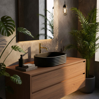 Umyvadlo na desku Nicoletta Black