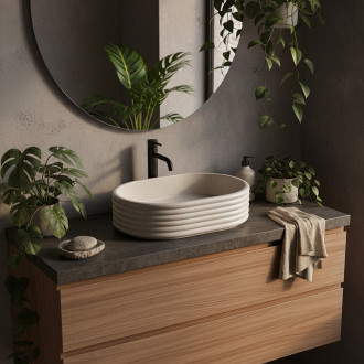 Umyvadlo na desku Nicoletta Beige