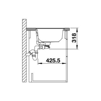 Blanco OOVALON 700-IF cloud white