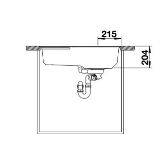 Blanco OOVALON 700-IF cloud white