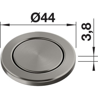 Blanco Reco Push Control III, satin platinum