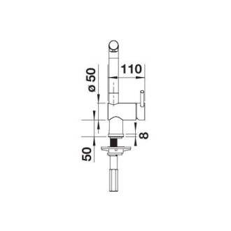 Blanco LINUS-S chrom, ECO