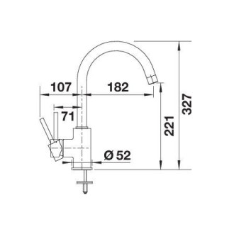 Blanco Mida černá matná, ECO